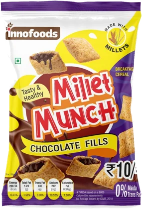 Innofoods Millet Munch Chocolate Fills pack